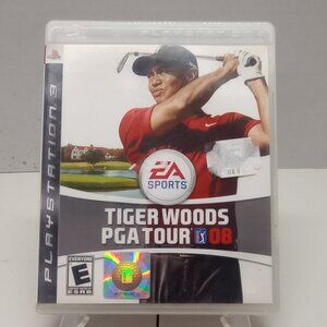 Vintage Tiger Woods PGA Tour 08 PS3 Game  Classic EA Sports Golf!